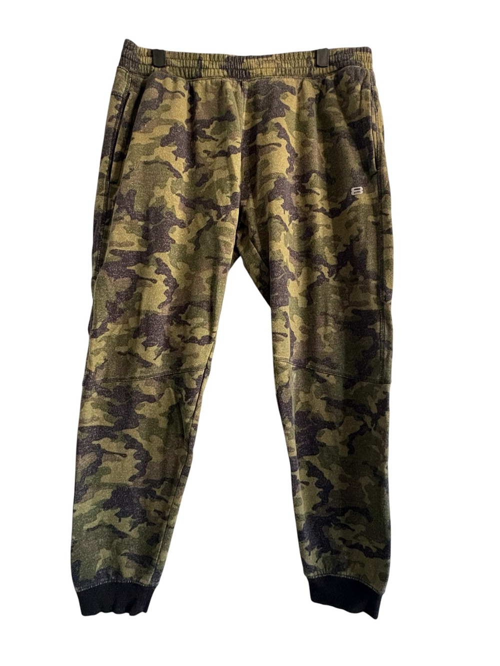 Layer 8 Men's Camo Green & Black Jogger Sweatpants
